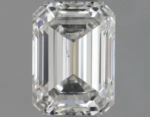 0.74ct EMERALD F SI1 Lab diamond