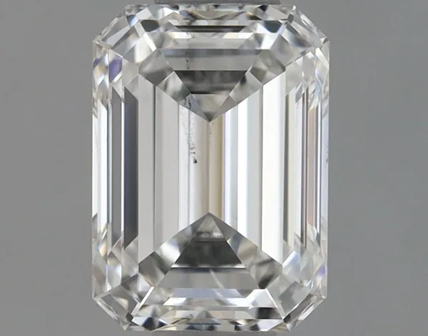 0.74ct EMERALD F SI1 Lab diamond