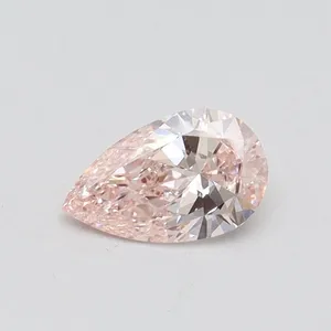0.5ct PEAR Fancy Pink VS1 Coloured Lab diamond