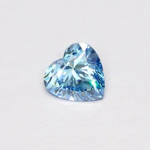 1.53ct HEART Fancy Vivid Blue VS2 Coloured Lab diamond