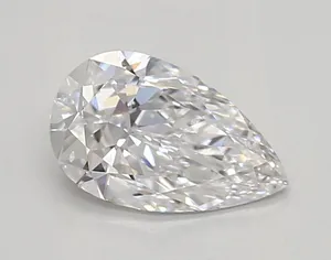 0.86ct PEAR D VVS2 Lab diamond
