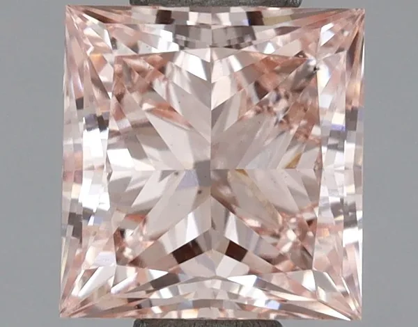1ct PRINCESS Fancy Intense Pink VS1 Coloured Lab diamond