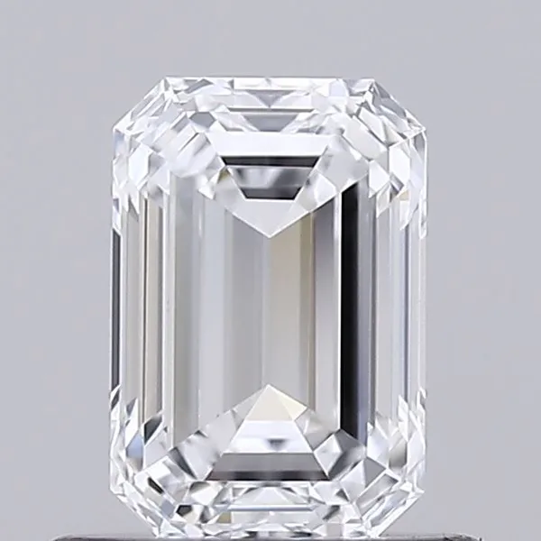 0.58ct EMERALD D FL Lab diamond