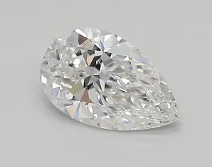 0.84ct PEAR D VVS2 Lab diamond