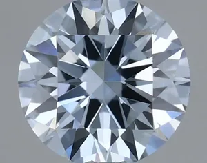 0.36ct ROUND Fancy Light Blue VVS1 Coloured Lab diamond