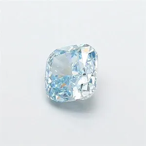 1.03ct CUSHION Fancy Intense Blue VS2 Coloured Lab diamond