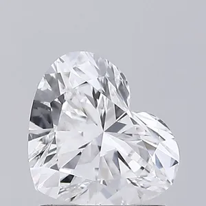 1ct HEART D VVS2 Lab diamond
