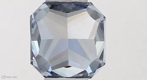0.35ct RADIANT Fancy Vivid Blue VS2 Coloured Lab diamond