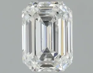0.5ct EMERALD F VS2 Natural diamond