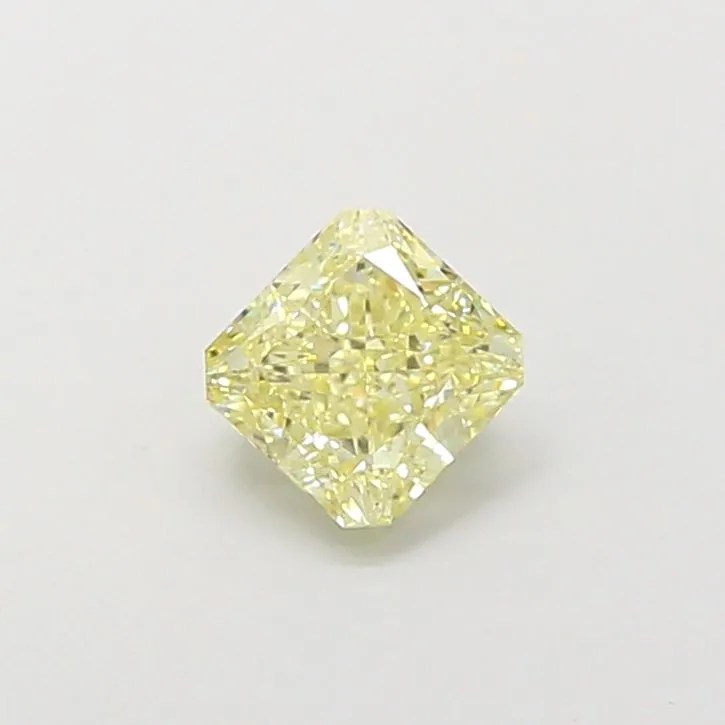 1.01ct RADIANT Fancy Light Yellow VVS2 Coloured Lab diamond