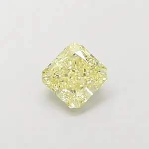 1.01ct RADIANT Fancy Light Yellow VVS2 Coloured Lab diamond