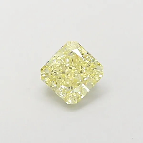 1.01ct RADIANT Fancy Light Yellow VVS2 Coloured Lab diamond
