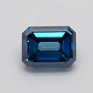 0.7ct PRINCESS Fancy Vivid Pink SI1 Coloured Lab diamond