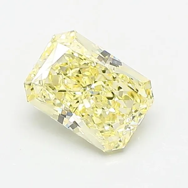 1.04ct RADIANT Fancy Yellow VVS2 Coloured Lab diamond