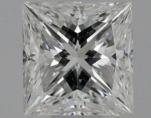 0.41ct PRINCESS F VVS1 Natural diamond