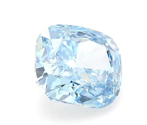 1.1ct CUSHION Fancy Vivid Blue VVS2 Coloured Lab diamond