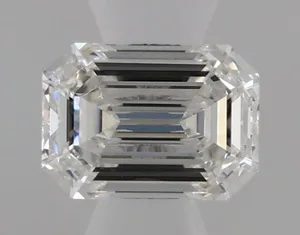 0.32ct EMERALD F VVS2 Natural diamond