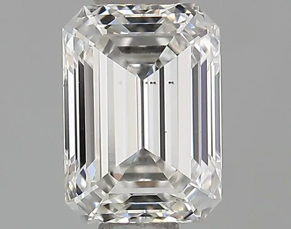 0.73ct EMERALD F VS2 Lab diamond