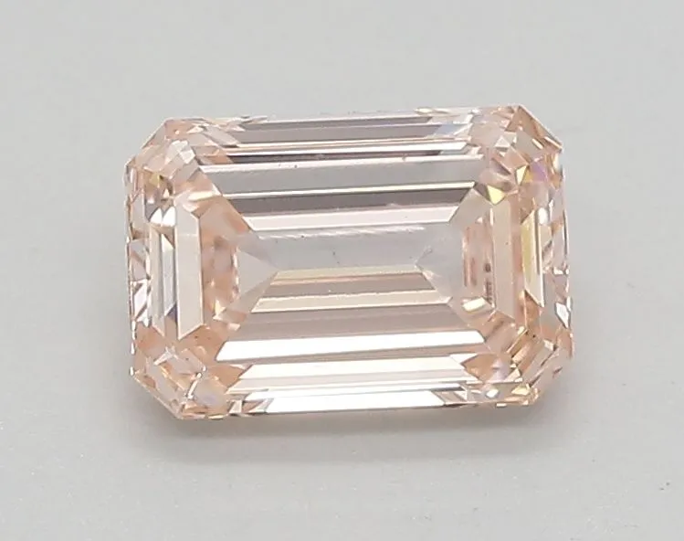 0.75ct EMERALD Fancy Intense Pink VS1 Coloured Lab diamond