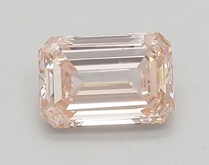 0.75ct EMERALD Fancy Intense Pink VS1 Coloured Lab diamond