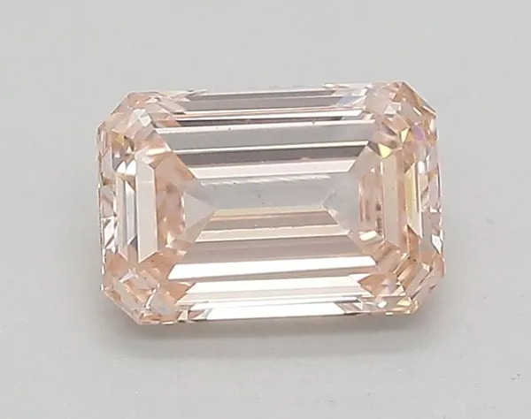 0.75ct EMERALD Fancy Intense Pink VS1 Coloured Lab diamond