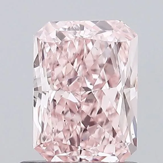 1.00ct RADIANT Fancy Intense Pink VS1 Coloured Lab diamond