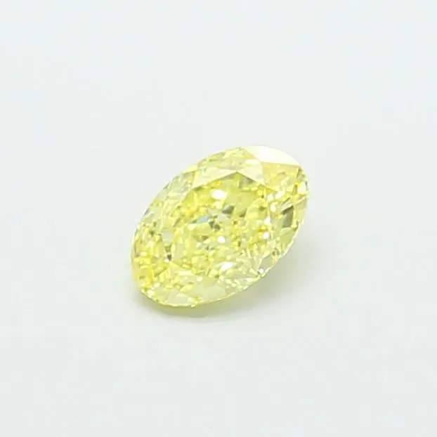 1.01ct OVAL Fancy Intense Yellow VS1 Coloured Lab diamond