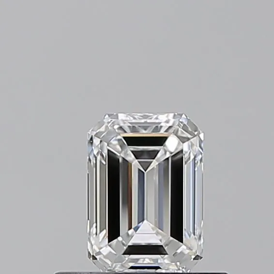 0.54ct EMERALD F VVS2 Natural diamond