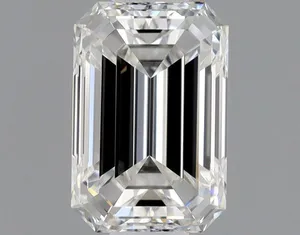 0.5ct EMERALD F VVS2 Natural diamond