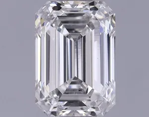 0.72ct EMERALD F VS1 Lab diamond