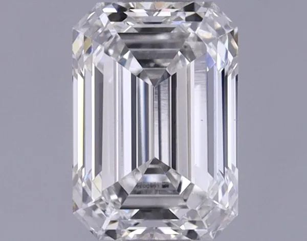 0.72ct EMERALD F VS1 Lab diamond