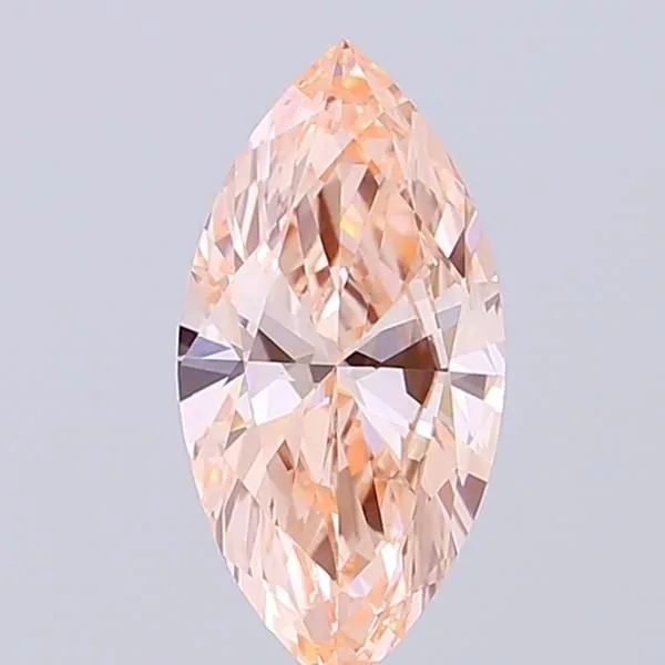 0.97ct MARQUISE Fancy Intense Pink VVS2 Coloured Lab diamond