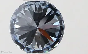0.34ct ROUND Fancy Intense Blue VVS1 Coloured Lab diamond