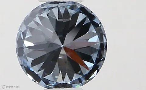 0.34ct ROUND Fancy Intense Blue VVS1 Coloured Lab diamond