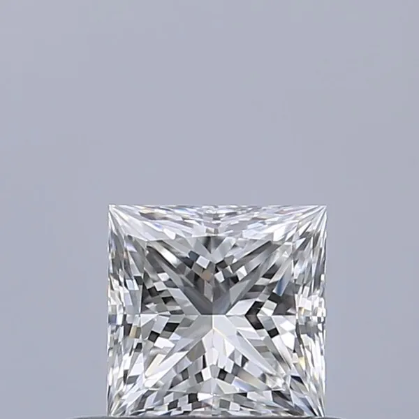 0.42ct PRINCESS E VVS1 Natural diamond