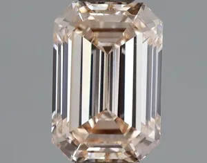 1.02ct EMERALD Fancy Pink VS1 Coloured Lab diamond