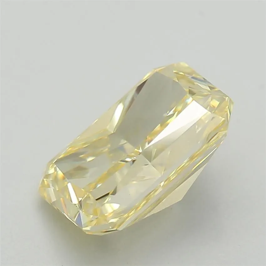 1.32ct RADIANT Fancy Vivid Yellow VVS2 Coloured Lab diamond