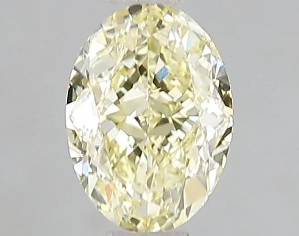1ct OVAL Fancy Yellow VS2 Coloured Lab diamond