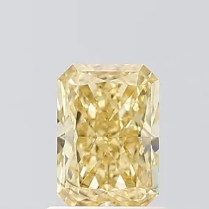 1.09ct RADIANT Fancy Intense Yellow VS2 Coloured Lab diamond