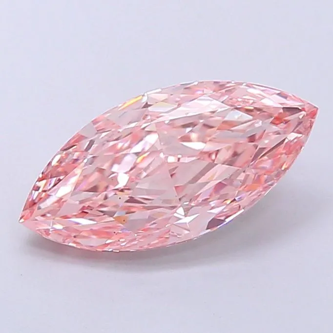 2.13ct MARQUISE Fancy Intense Pink VS1 Coloured Lab diamond