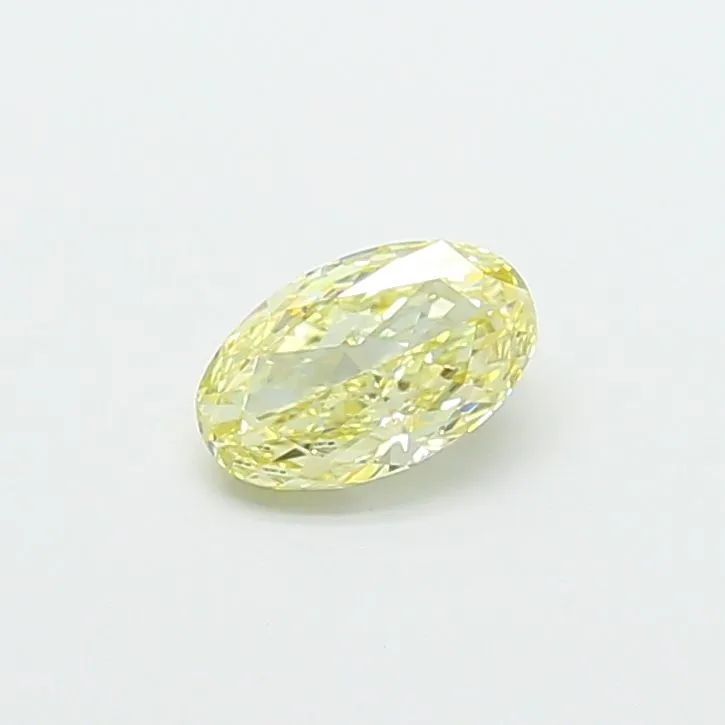1.07ct OVAL Fancy Yellow VVS2 Coloured Lab diamond