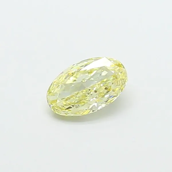 1.07ct OVAL Fancy Yellow VVS2 Coloured Lab diamond