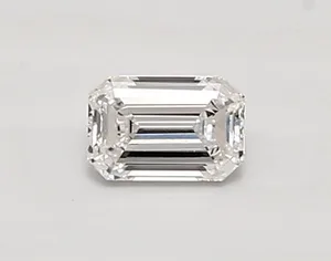 0.46ct EMERALD D VVS1 Lab diamond