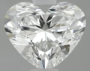 0.62ct HEART F VS2 Natural diamond