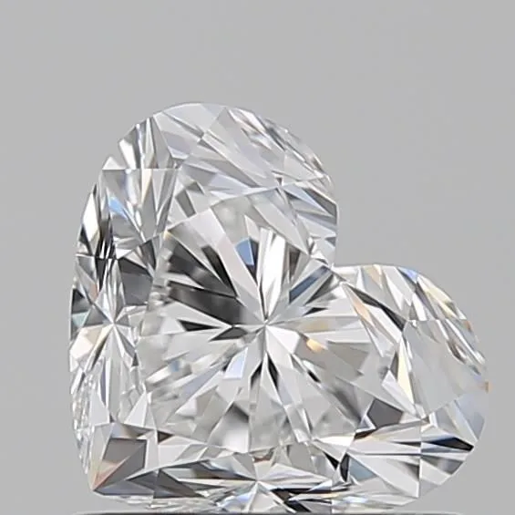 0.90ct HEART F VVS2 Natural diamond
