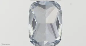 0.32ct CUSHION Fancy Intense Blue VVS1 Coloured Lab diamond