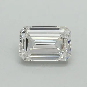 0.51ct EMERALD F VS1 Lab diamond