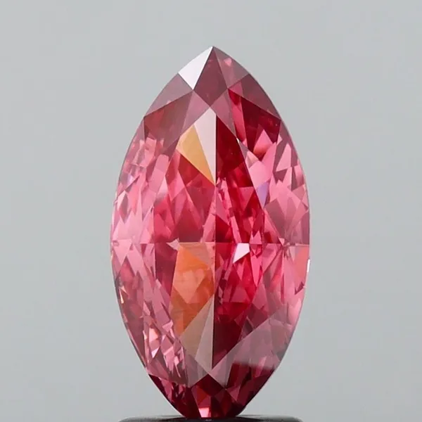 2.05ct MARQUISE Fancy Vivid Pink VS1 Coloured Lab diamond