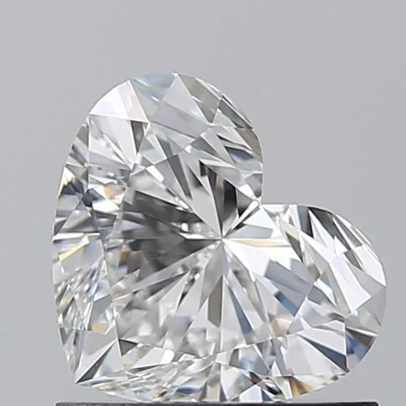 0.9ct HEART F VS1 Natural diamond