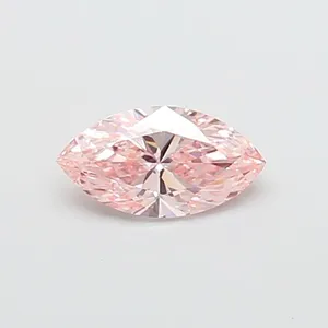1.02ct MARQUISE Fancy Intense Pink VS1 Coloured Lab diamond
